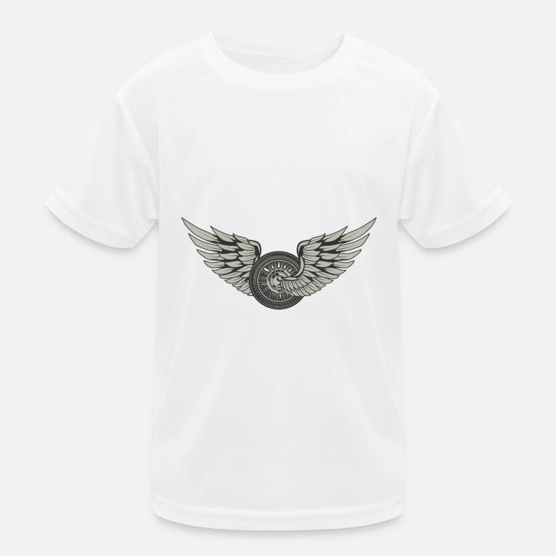Aile de course de pneus volants T-shirt sport Enfant