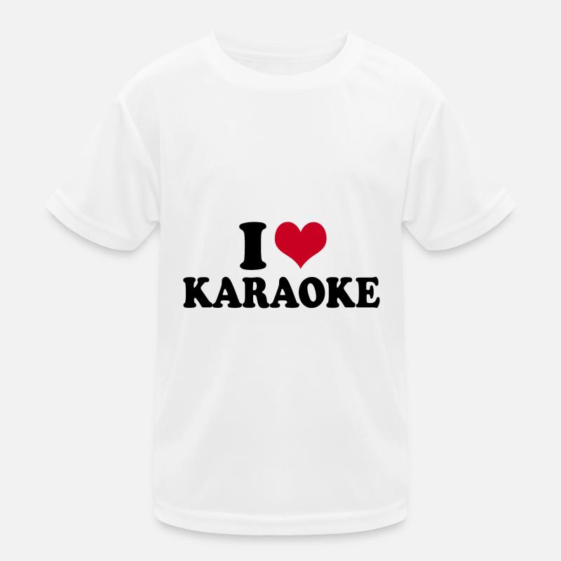 J’adore le karaoké T-shirt sport Enfant