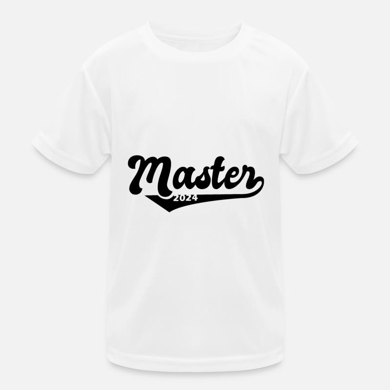 Master 2024 Masterabschluss Sponsion Absolvent Kinder Funktions-T-Shirt