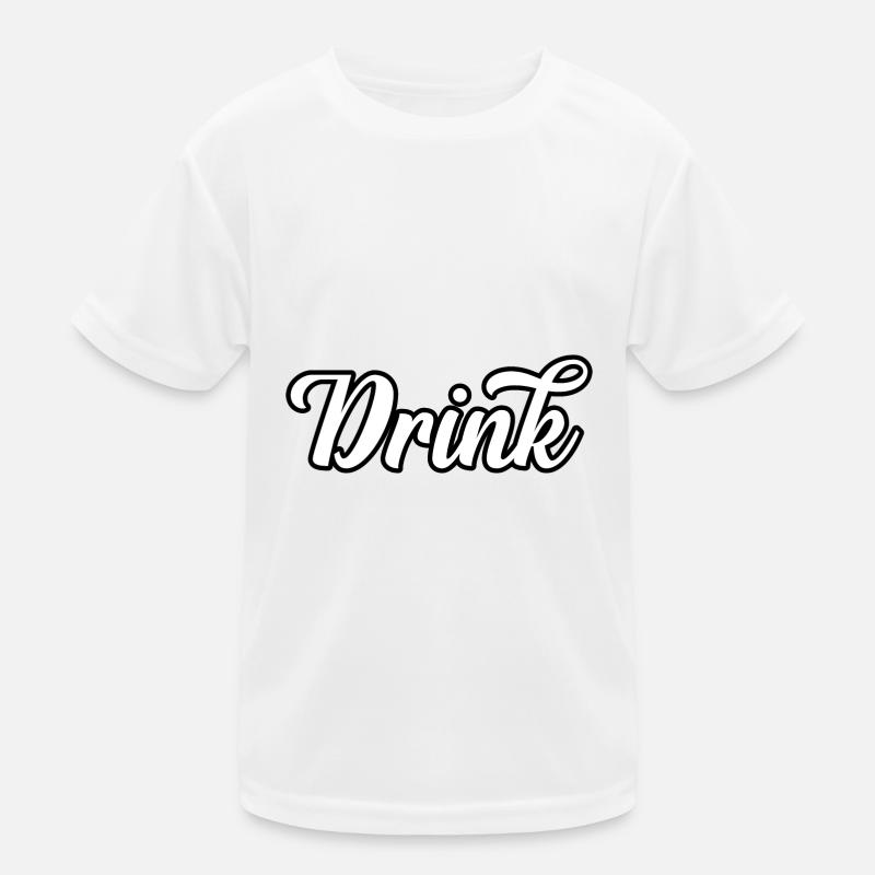 Drink Kinder Funktions-T-Shirt