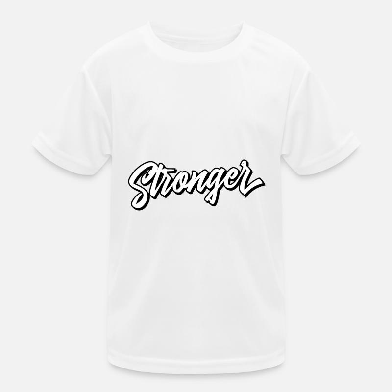 Stronger Kinder Funktions-T-Shirt