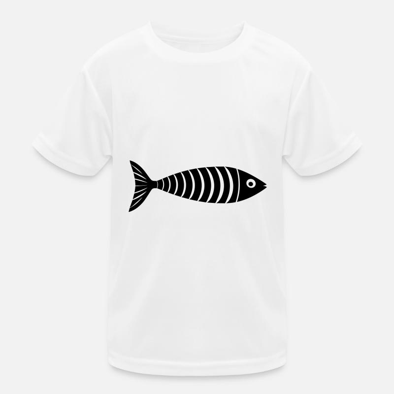 Fisch Kinder Funktions-T-Shirt
