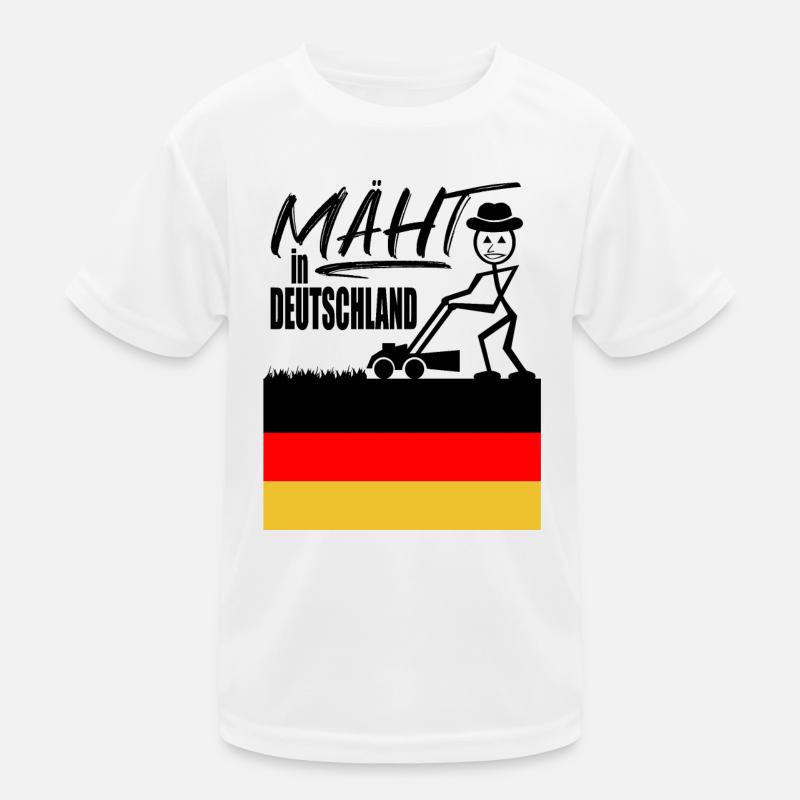 Mäht in Deutschland Kinder Funktions-T-Shirt