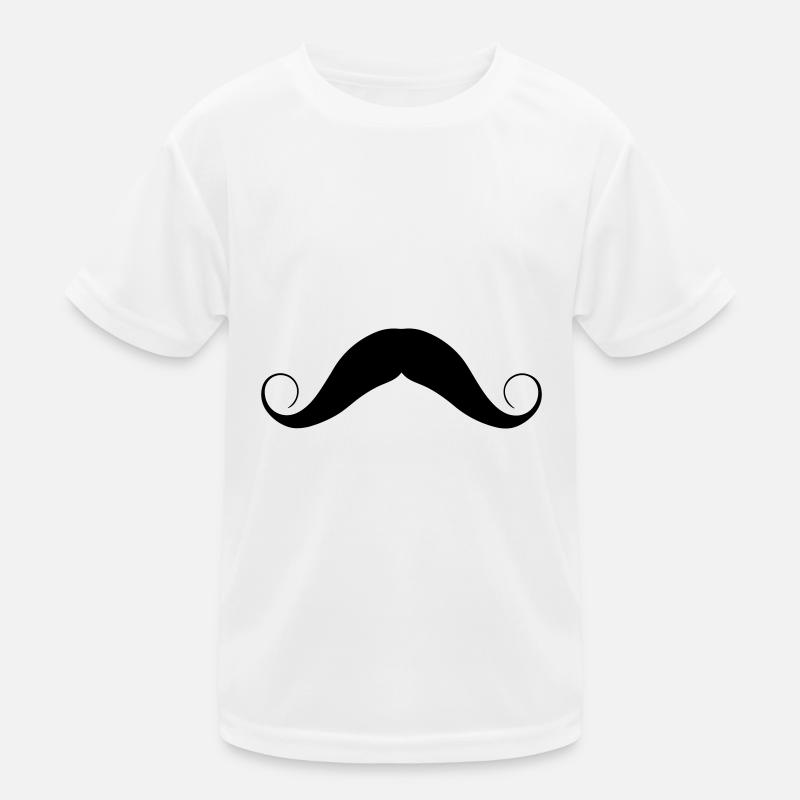Moustache Kids Functional T-Shirt