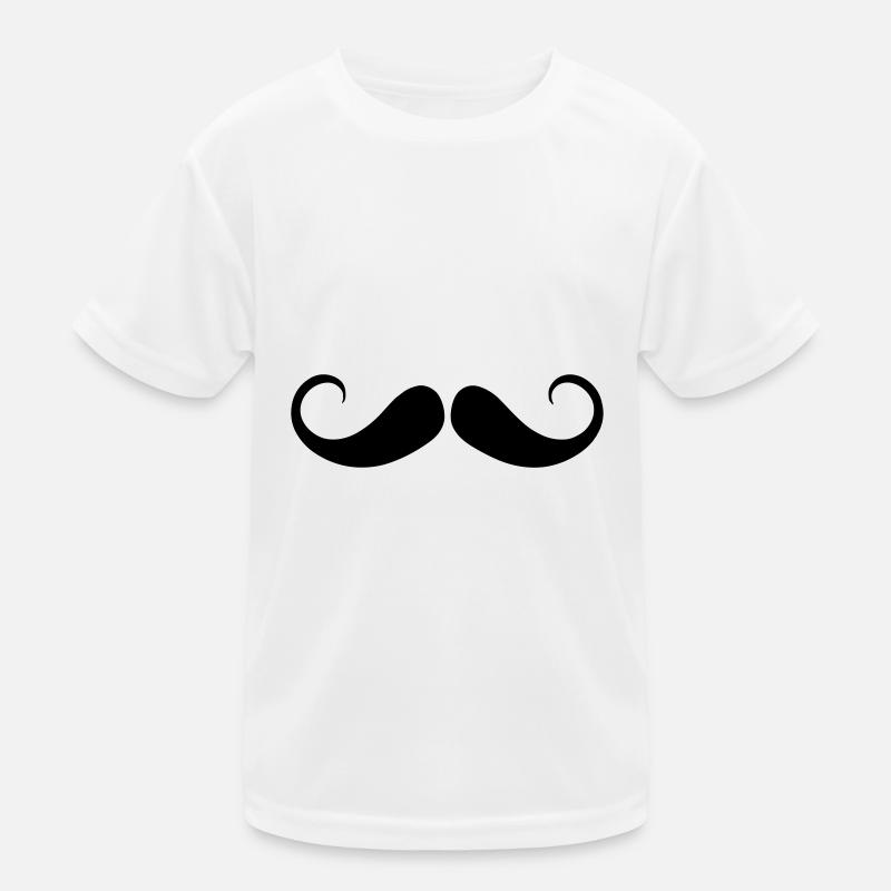 Moustache Kids Functional T-Shirt