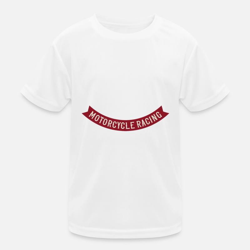 Motorcycle Racing Kinder Funktions-T-Shirt