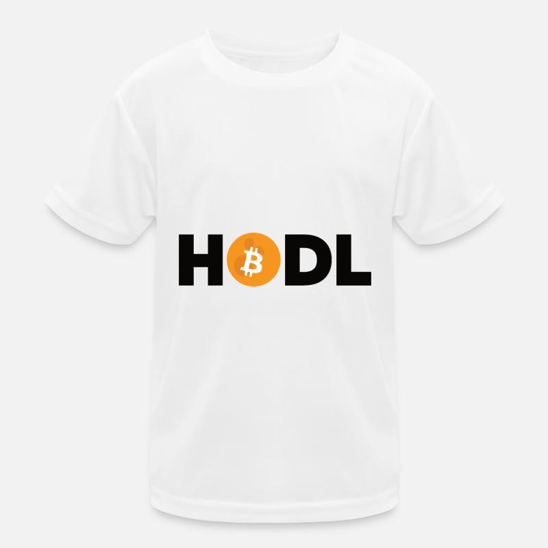 Bitcoin Plan B BTC Satoshi Crypto Hodl Maximaliste T-shirt sport Enfant