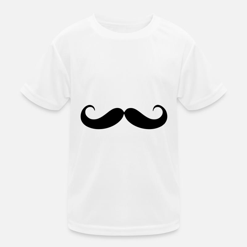 Moustache Kids Functional T-Shirt