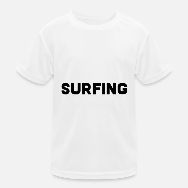 Surfing Kinder Funktions-T-Shirt