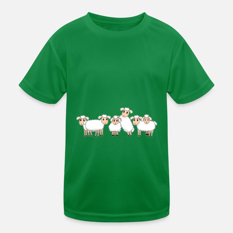 Schäfchen Kinder Funktions-T-Shirt