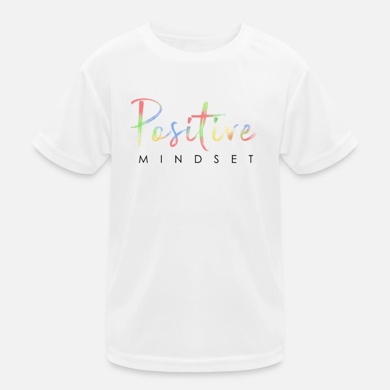 État d’ positif - Restez positif T-shirt sport Enfant