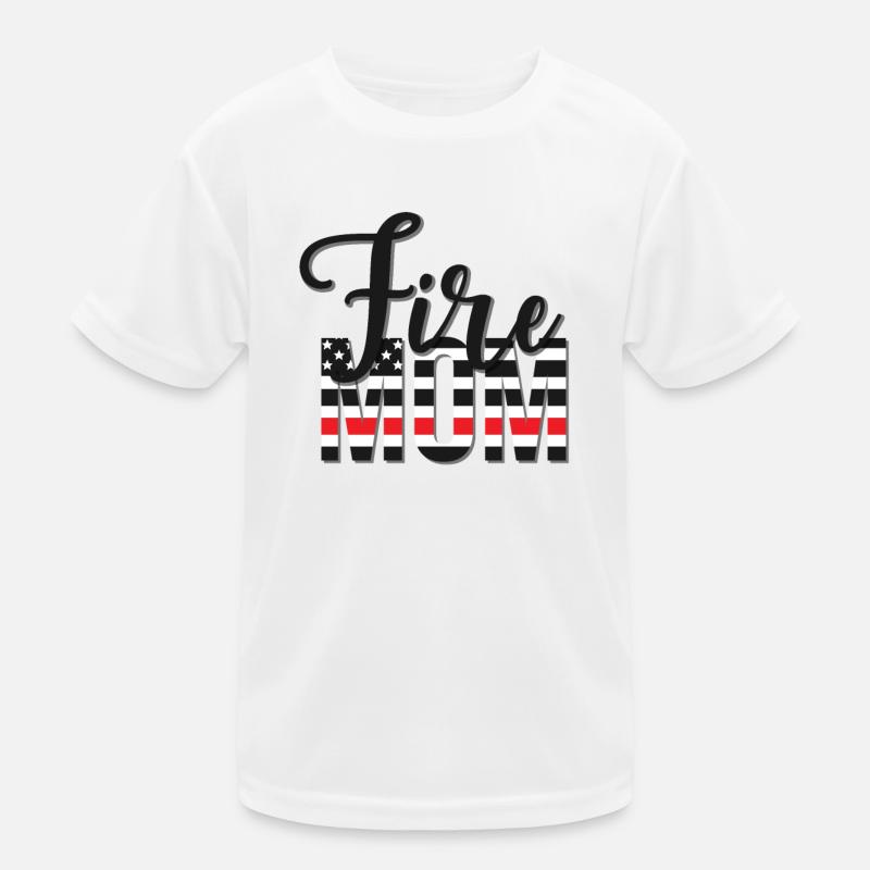 Feuerwehrmann-Mutter Feuerwehrler Mama Geschenk Kinder Funktions-T-Shirt