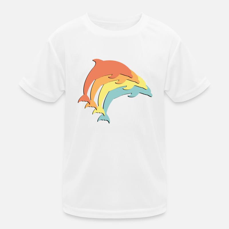 Delfin Kinder Funktions-T-Shirt