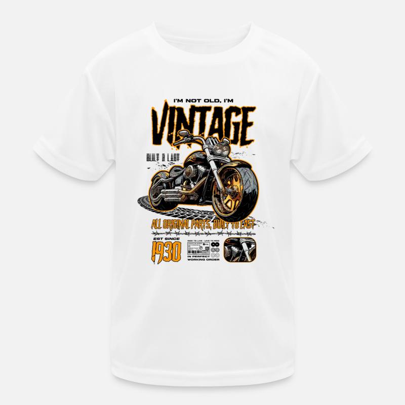 Motorrad Geburtstag geboren 1930 Kinder Funktions-T-Shirt