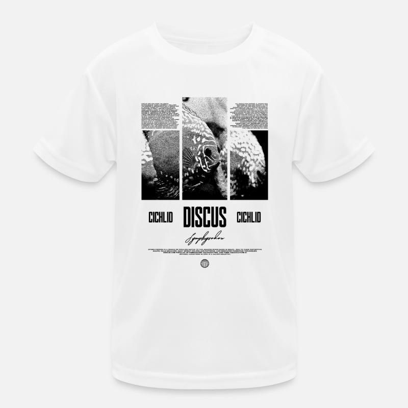 Discus Cichlidé Aquarium Fish Keeper T-shirt sport Enfant