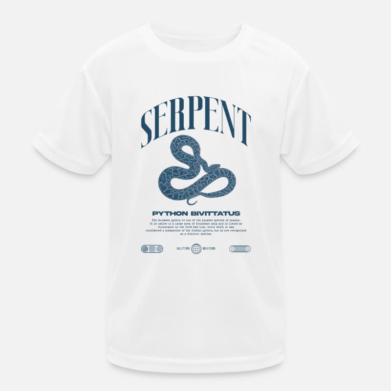 Python Birman Moderne Reptile Keeper Streetwear T-shirt sport Enfant