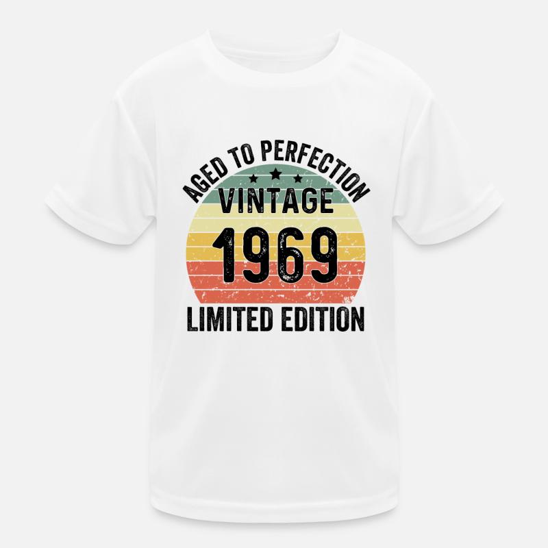 Vieilli à la perfection Vintage 1969 Edition Limitée T-shirt sport Enfant