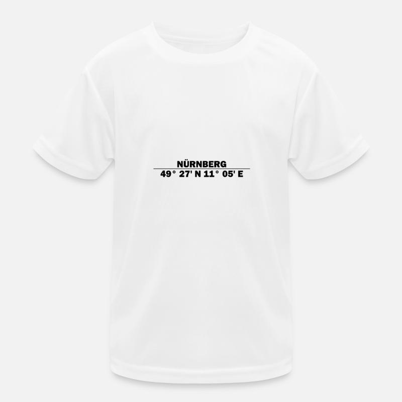 Nuremberg coordinates Kids Functional T-Shirt