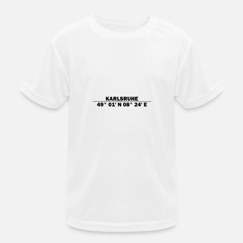 Karlsruhe Coordinates Kids Functional T-Shirt