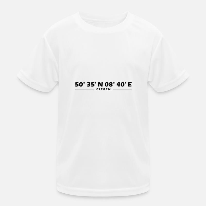Coordonnées de coulée T-shirt sport Enfant