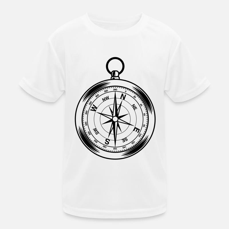 kompass symbol form Kinder Funktions-T-Shirt