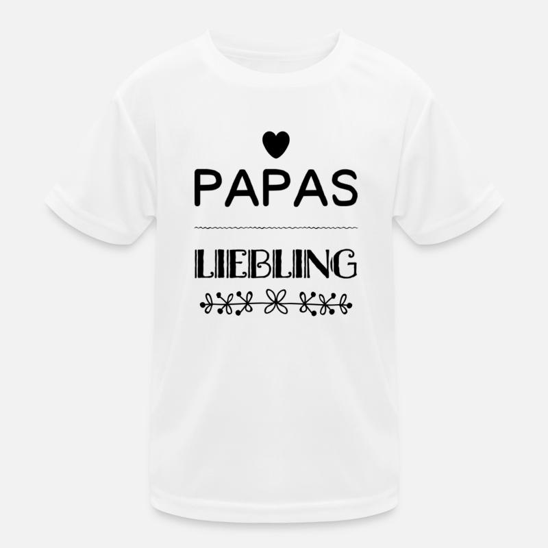 Papas Liebling Kinder Funktions-T-Shirt
