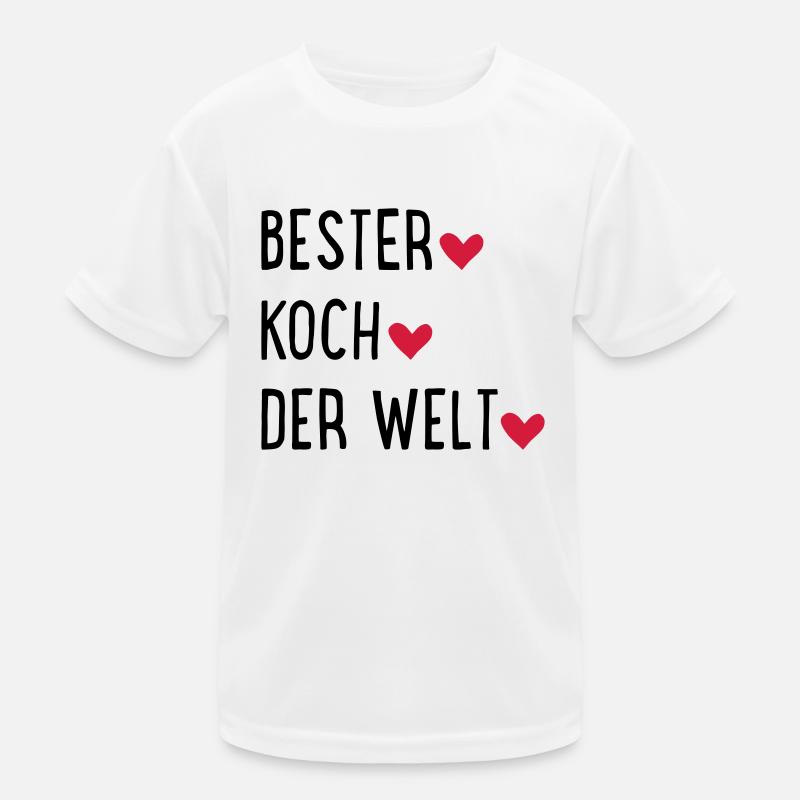 Bester Koch der Welt Kinder Funktions-T-Shirt