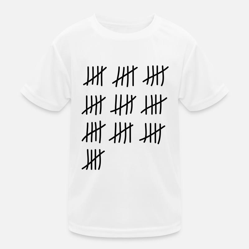 tage_zaehlen_50 Kinder Funktions-T-Shirt