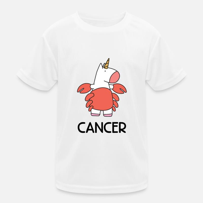 Sternzeichen Krebs Cancer Sternbild Einhorn Kinder Funktions-T-Shirt