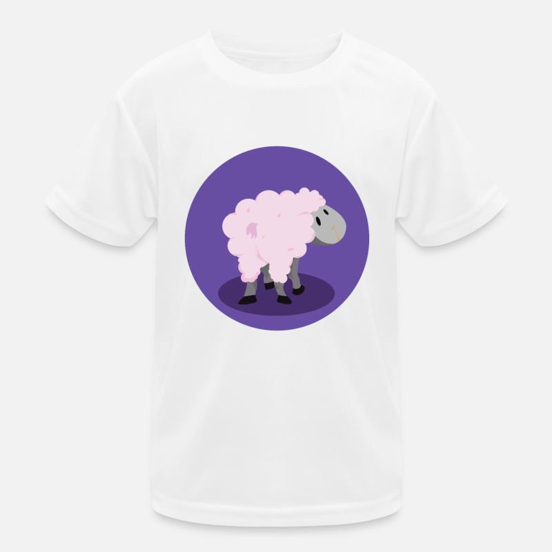 Nette Schafe Kinder Funktions-T-Shirt