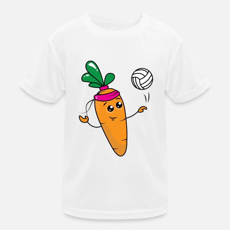 Carrot volleyball player Kids Functional T-Shirt