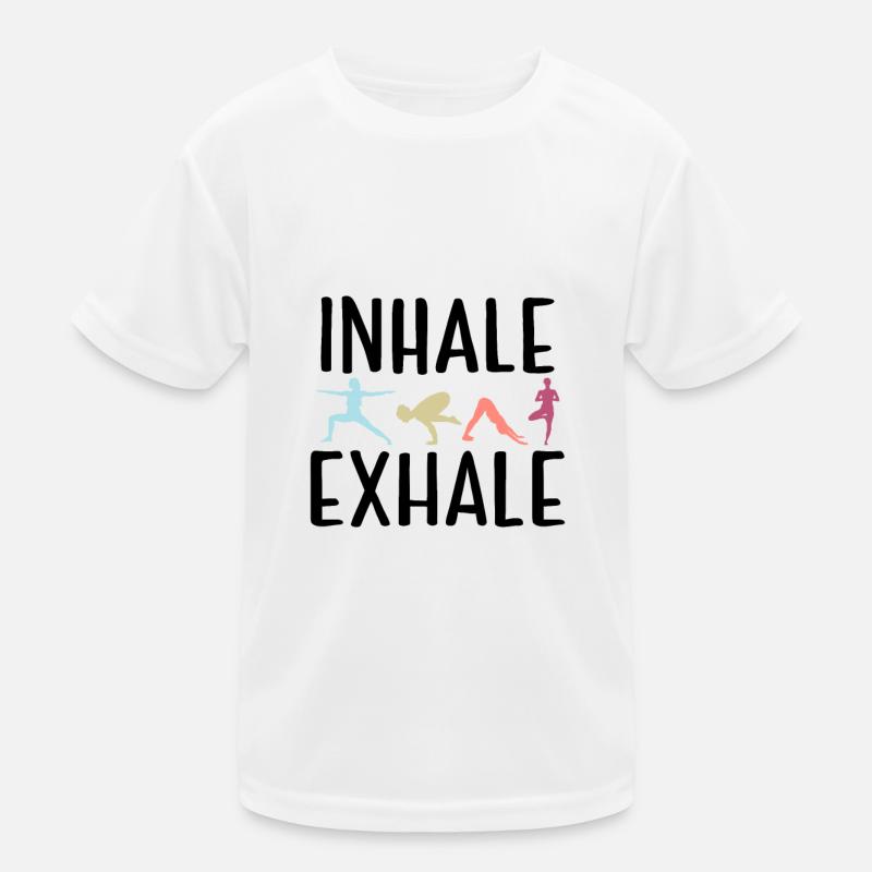 Yoga Pilates Spruch Lustig Achtsamkeit Geschenk Kinder Funktions-T-Shirt