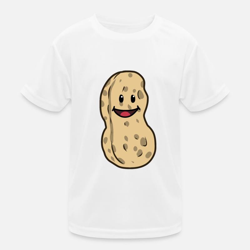 peanut nut cheerful emotion child nice Kids Functional T-Shirt