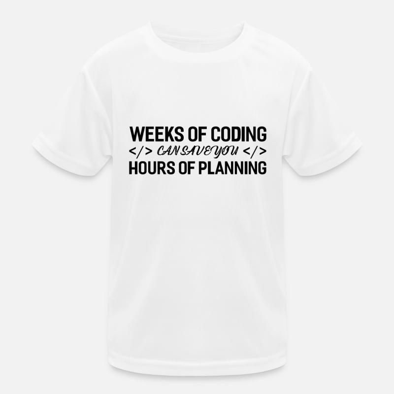 Programmer Weeks Of Coding Kids Functional T-Shirt