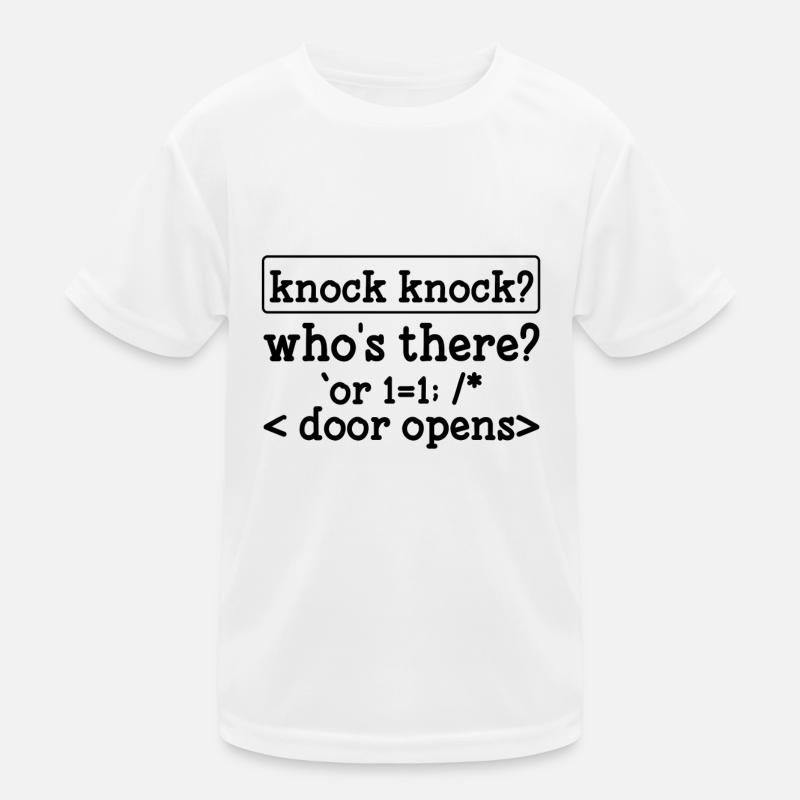 Lustiger Hacker Humor Programmierer Kinder Funktions-T-Shirt