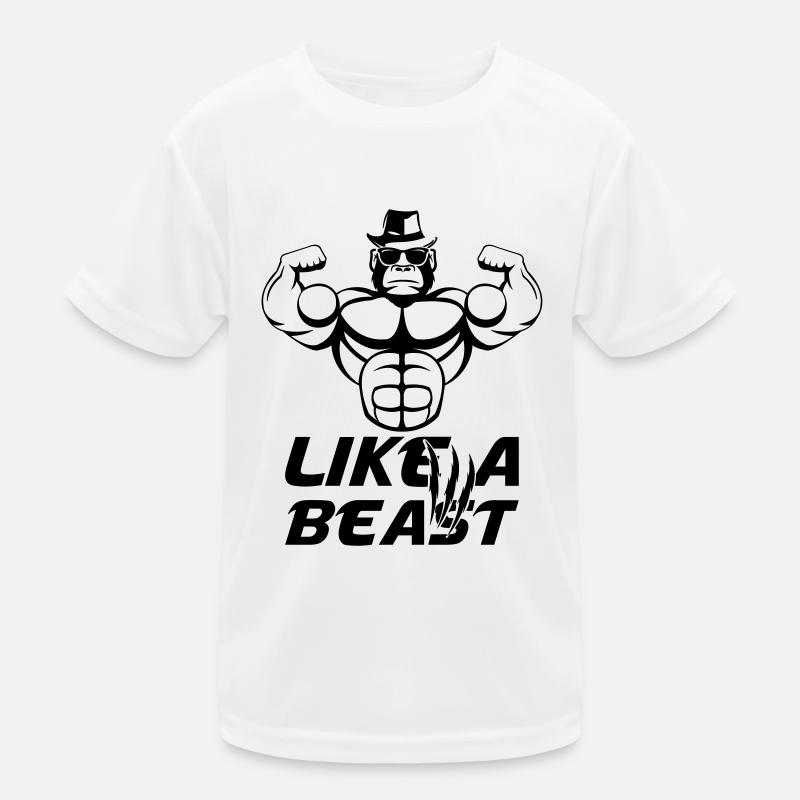 strong_gorilla_002 T-shirt sport Enfant