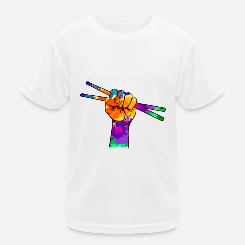 drummer Kids Functional T-Shirt