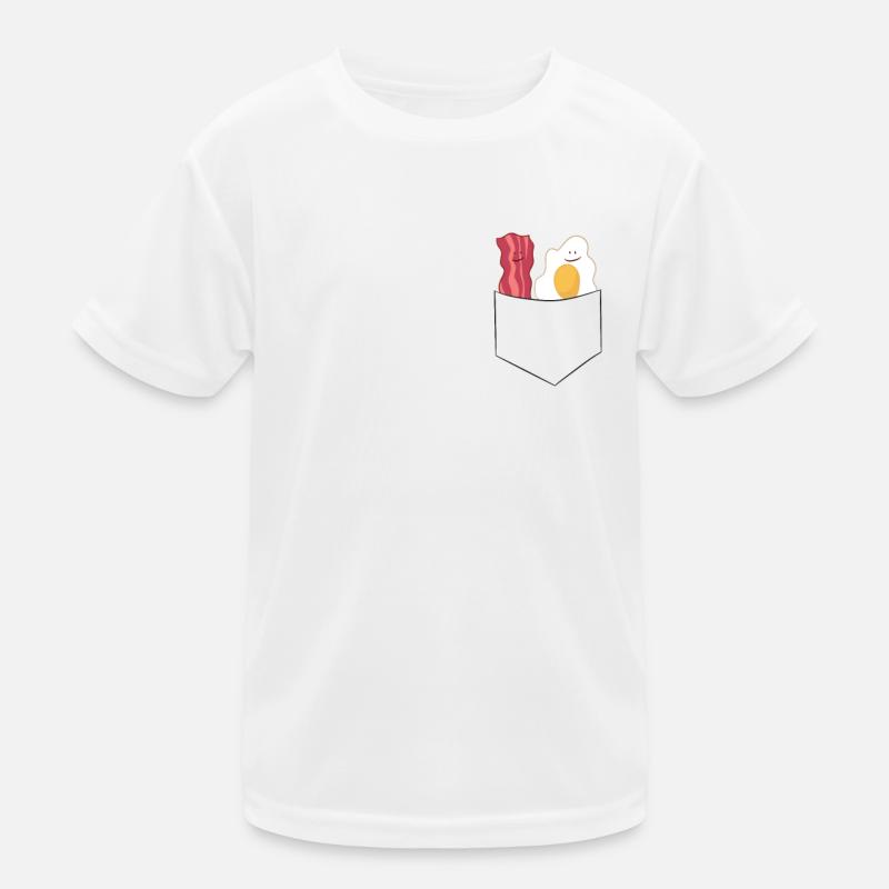Egg And Bacon Breakfast Bacon And Eggs Kids Functional T-Shirt