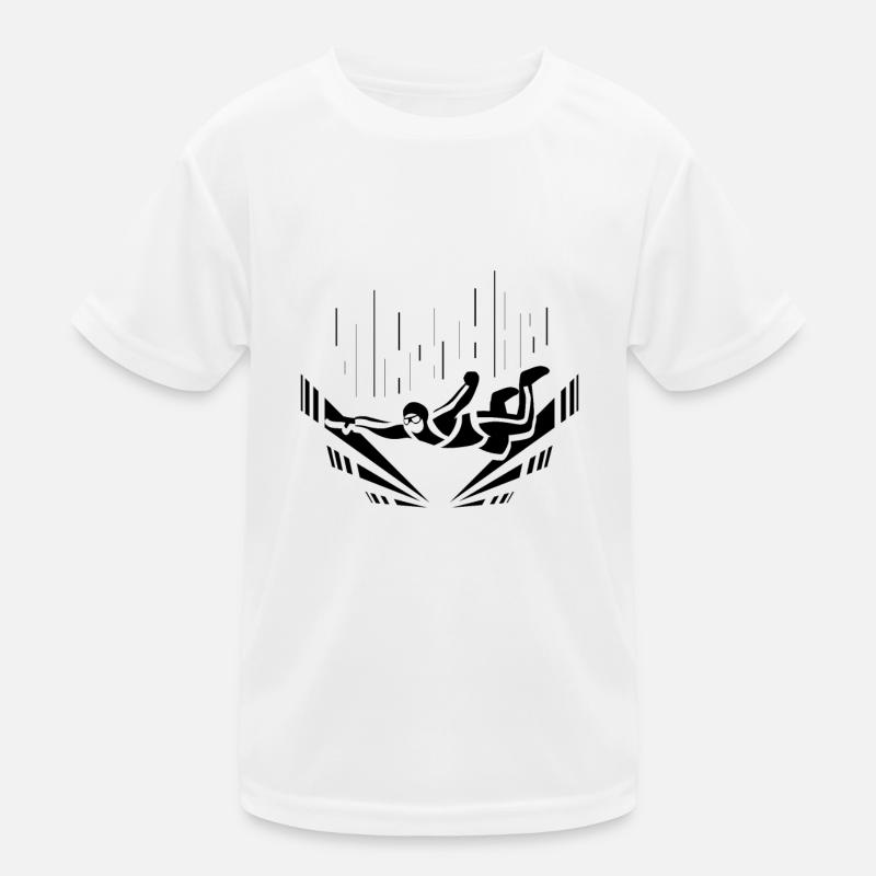 Skydiver design Kids Functional T-Shirt