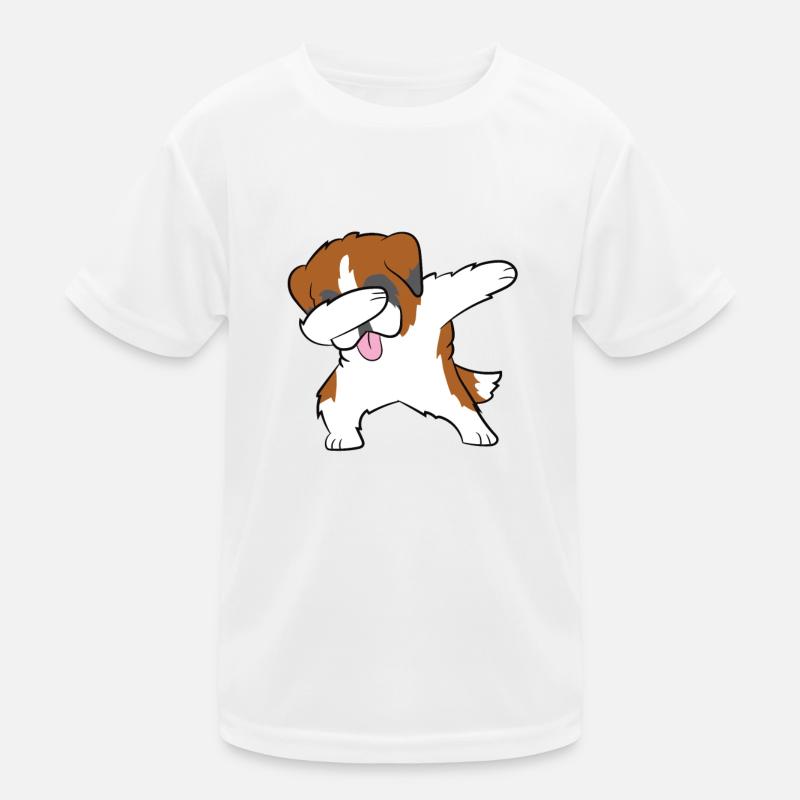 Dabbing Bernhardiner Dabbing chien danse T-shirt sport Enfant