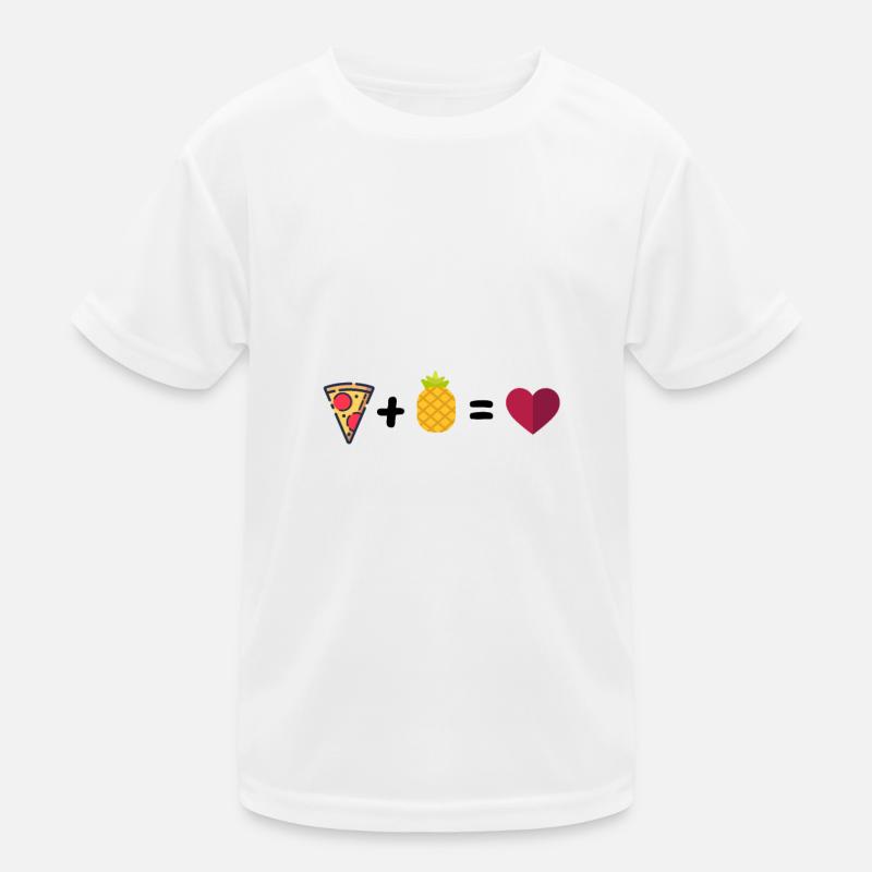 Pizza mit Ananas Kinder Funktions-T-Shirt