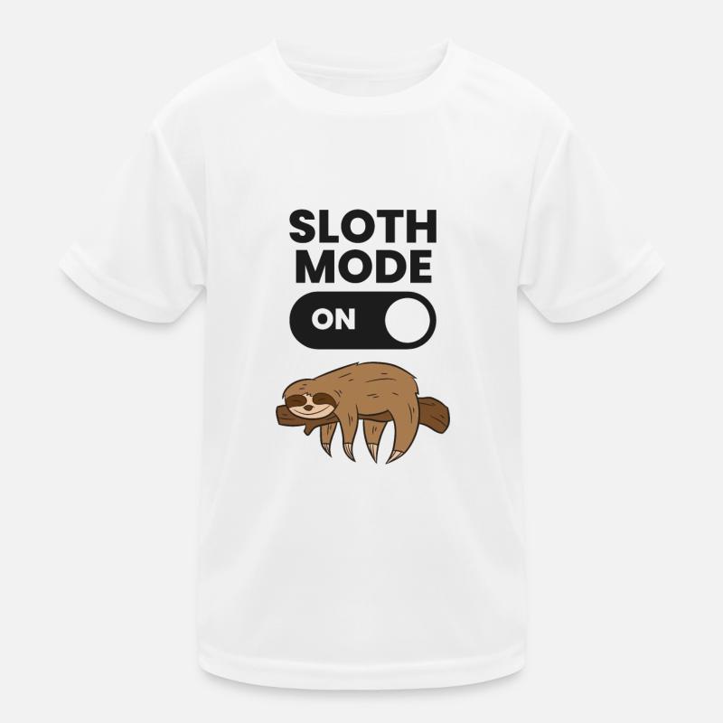 Lazy Sloth Fatigué Sloth Drôle Sloth Mode On T-shirt sport Enfant
