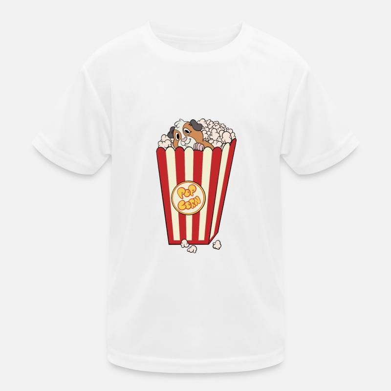 Cochon d'Inde Popcorn Popcorn Bag Guinée Pig T-shirt sport Enfant