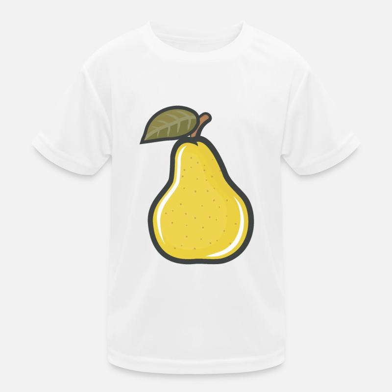 Birne Kinder Funktions-T-Shirt