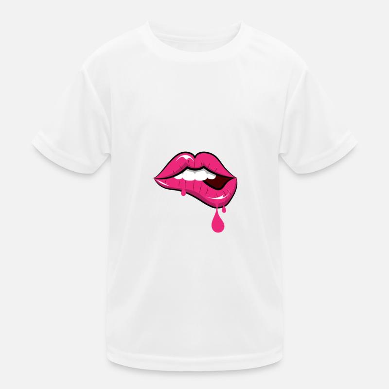 Regenbogen, Botox, Glossy, Lipgloss, Schleimig Kinder Funktions-T-Shirt