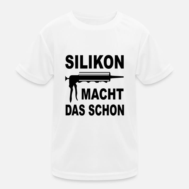 Handwerker Silikon blackHandwerker Silikon macht d Kinder Funktions-T-Shirt