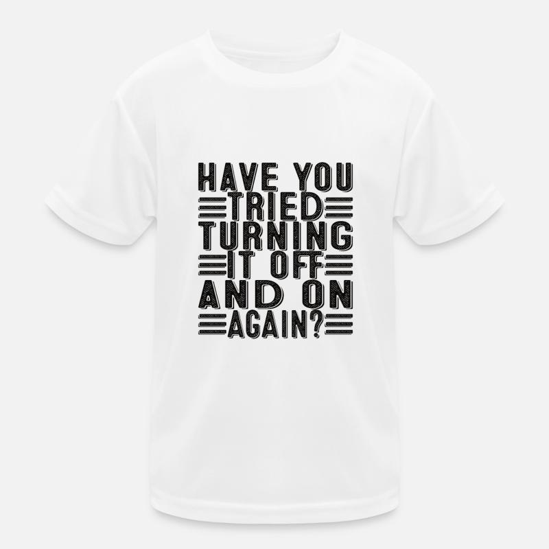 Programmeur Support Tech Admin disant drôle T-shirt sport Enfant