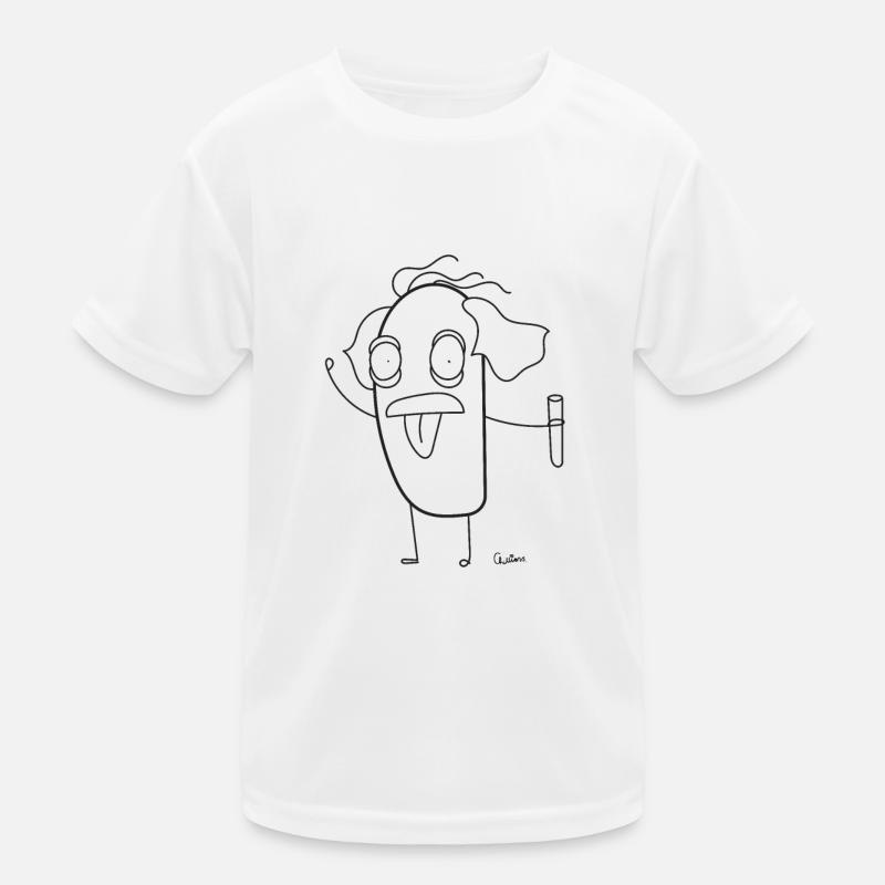 Chillions Albert - Kids Functional T-Shirt - white