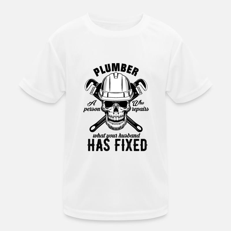 plombier T-shirt sport Enfant