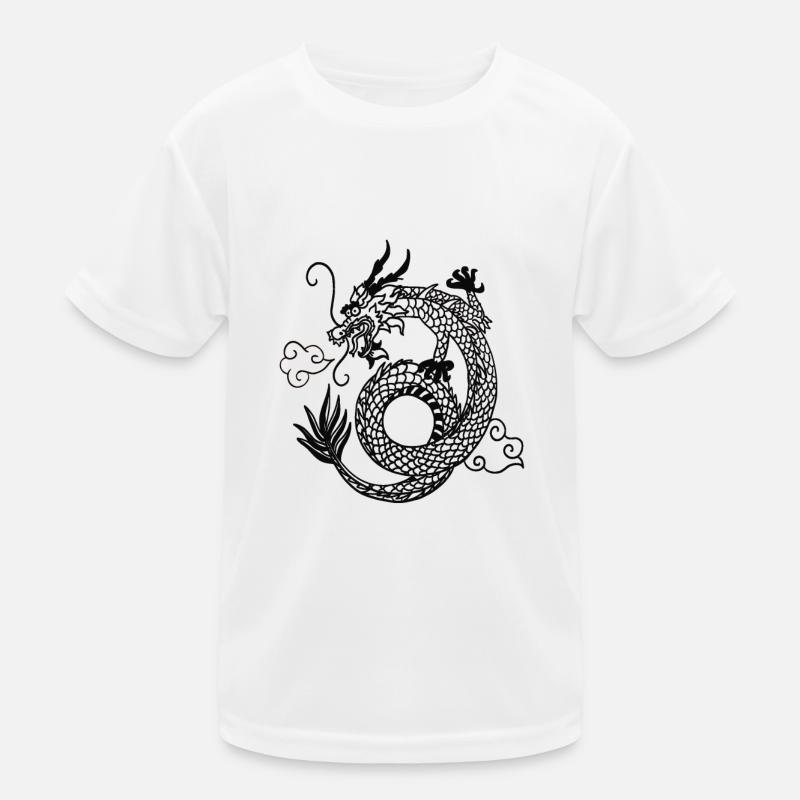 chinese dragon Kids Functional T-Shirt